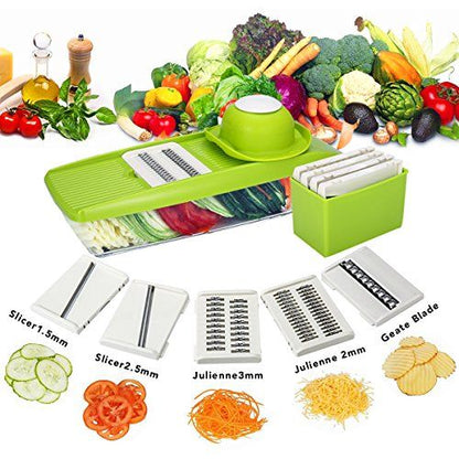 Stainless Steel Vegetable Chopper Slicer and Cutter - Multi-Use Kitchen Tool