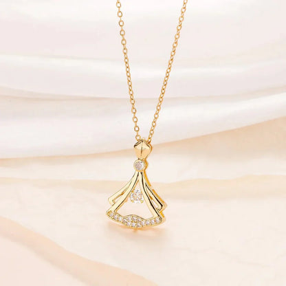 Rhinestone Pendant Necklace for Women – Elegant Sparkling Jewelry